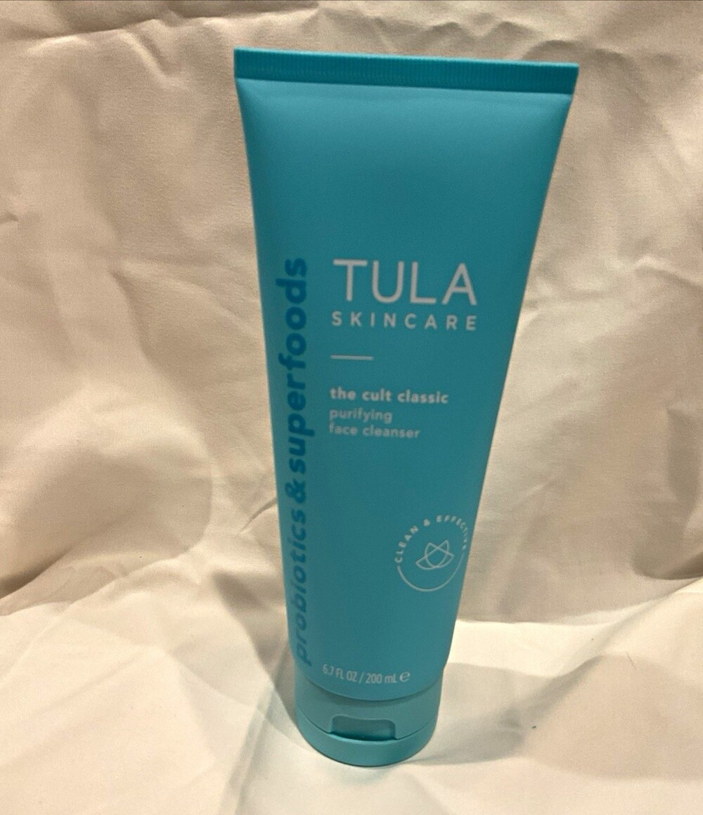 TULA Skincare The Cult Classic Purifying Face Cleanser Gel Makeup Remover 6.7